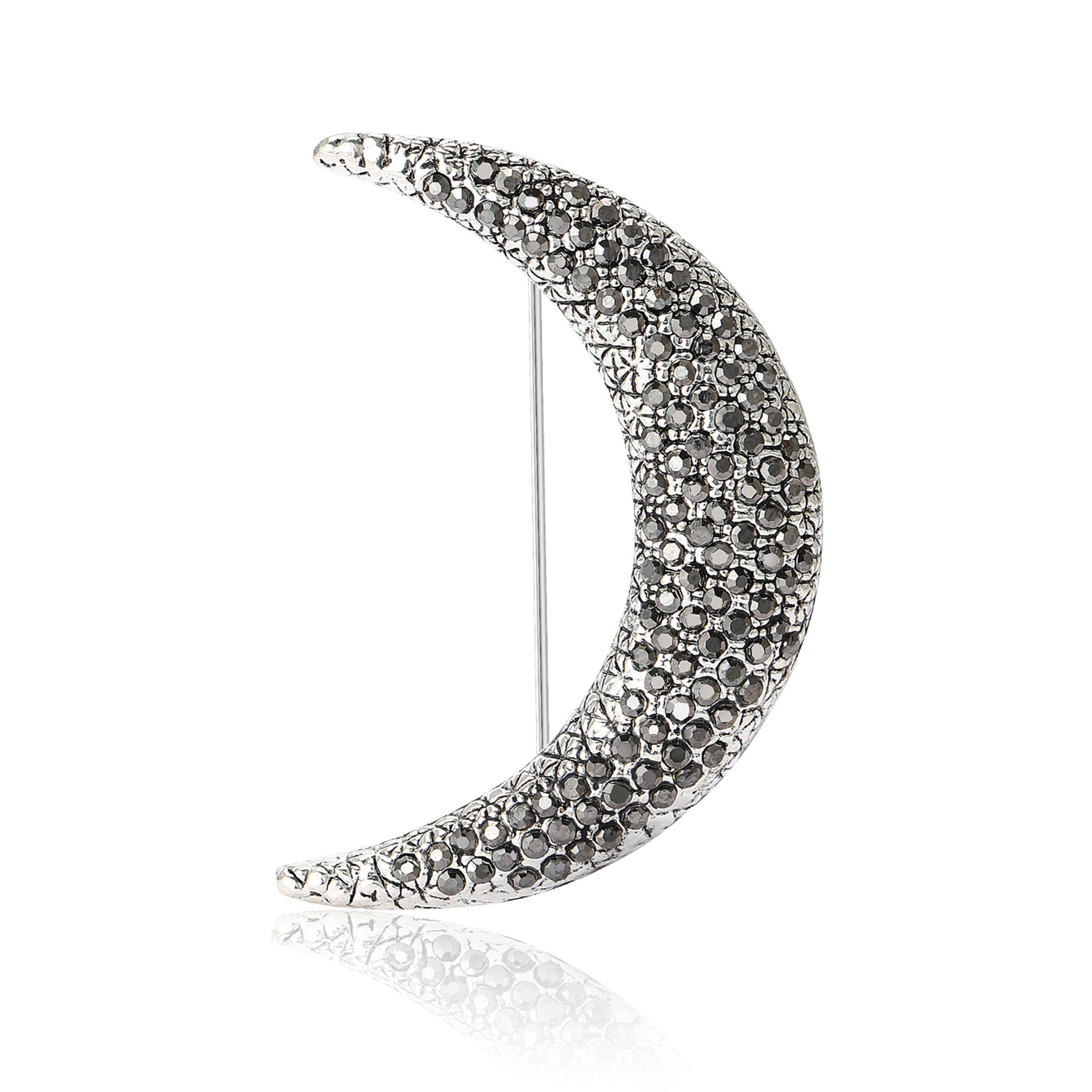 All Seasons Season Retro Pin Moon Alloy Rhinestones Women's Corsage Brooches