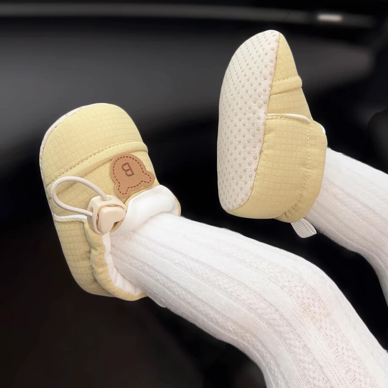 Early Autumn Baby Shoes, Boys' Toddler Shoes, Soft-Soled Newborn Shoes, Casual Shoes for Small Months, Soft-Soled Shoes That Won'T Fall Off