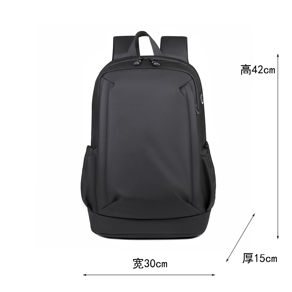Mochila de los hombres mochila casual mochila de gran capacidad Oxford bolsa de tela estudiante de la escuela secundaria bolsa de la computadora de negocios de cercanías