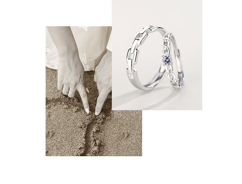 Fashion Solid Color Copper Inlay Artificial Gemstones Rings 1 Piece