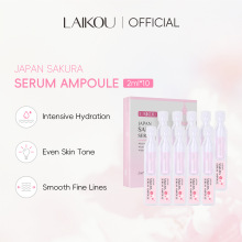 跨境新品莱蔻樱花精华安瓶2ml*10面部补水保湿精华液批发烟酰胺