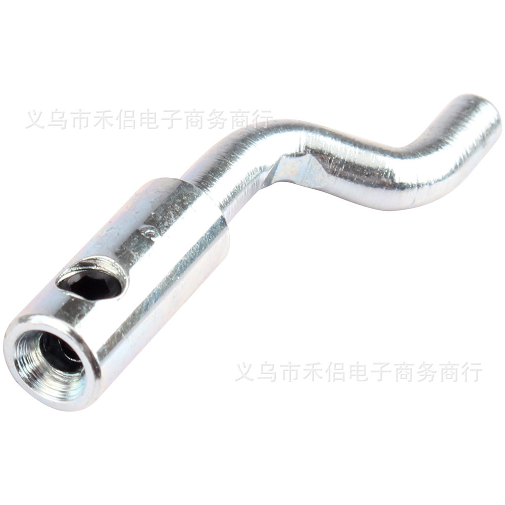 3 adjustable Z-shaped elbow throttle and brake cable ends for lawn mowers, mini bikes, go-karts, and dog scooters