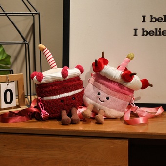 英国jelycat哈罗德樱桃蛋糕毛绒玩具安抚玩偶抱枕公仔生日礼物女