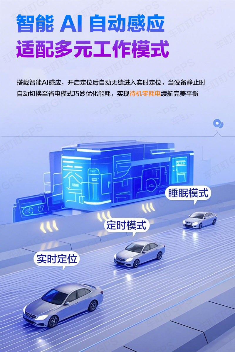 4G vehicle GPS tracker with wired Beidou system for cars, trucks, and electric vehicles, no charging required, cuts off fuel and power, fleet management
