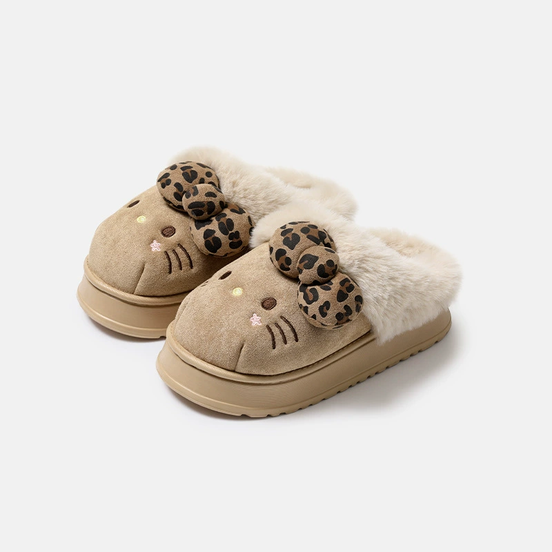 Winter slippers, plush warm lining, TPR sole, EU sizes 36–41