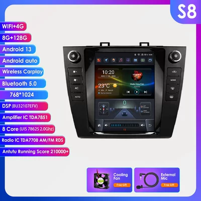 Car Mp5 Navigator with — DVD Navigation - 8128g-wifi4glte-version-7862-carplay-eight-core-97inch-suitable-for-15-18-subaru-outback