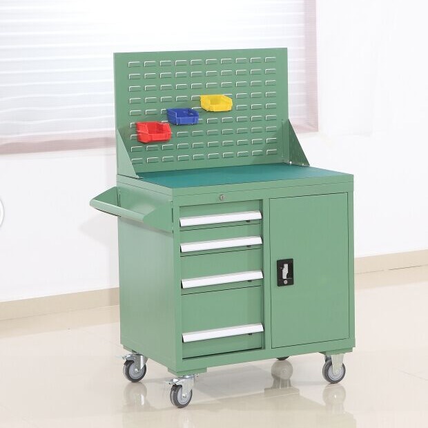 供应移动工具柜，单轨抽屉承载强，方便移动修理装配