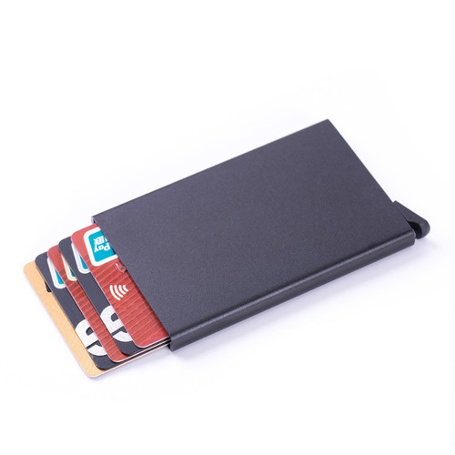 Aluminum alloy card box, RFID anti-theft card box, business card box, six colors X-1 bank card box