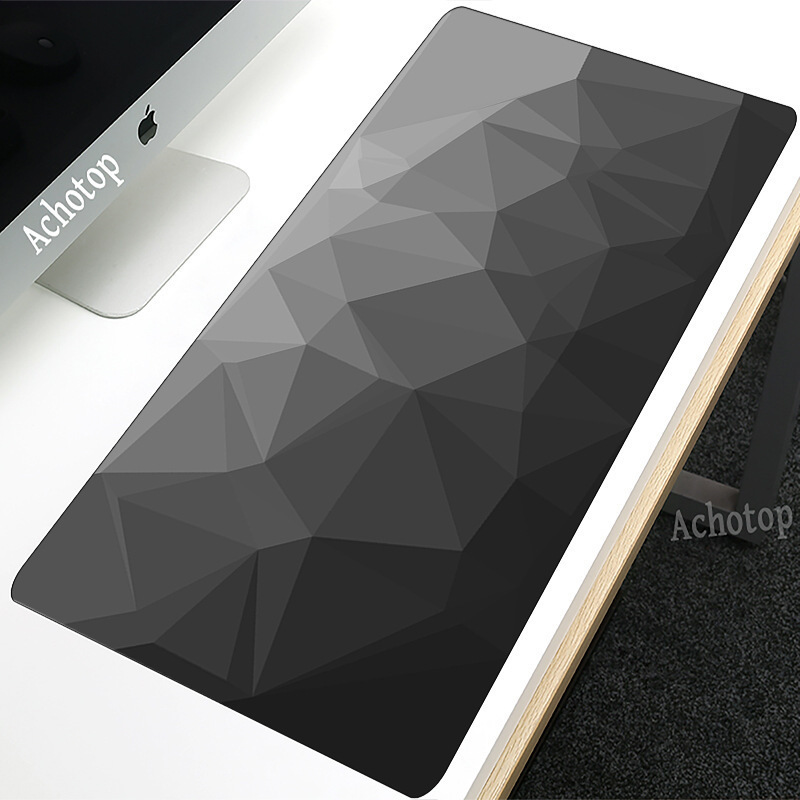 Black and White Gamer Mouse Pad Gaming MousePad Speed ​​Speed ​​Desk