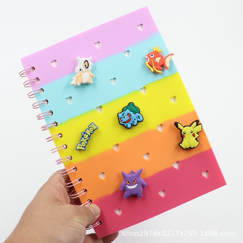 Cuaderno de mano de silicona DIY transfronterizo de alto valor facial creativo de tendencia cuaderno de cuentas lindo simple y descompreso