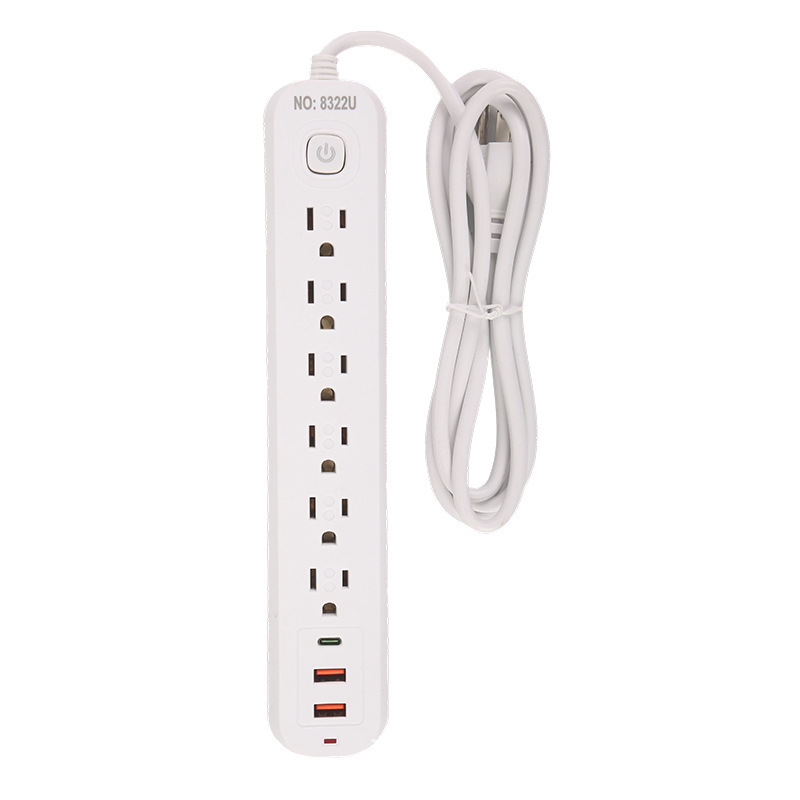 2USB + 1Type-c5 - bit15 jackEstándar americano América del SurMéxico blanco y negroindicador de embalaje de tarjetas de papel