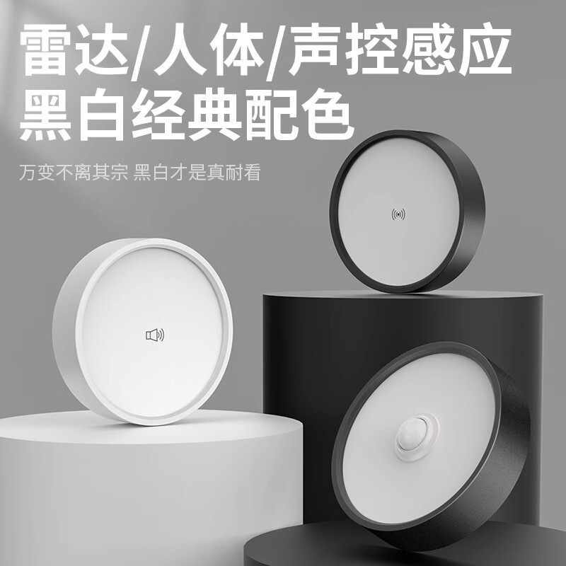 明装人体レーダー自動誘導ダウンライトが戸口玄関に入る知能音響制御天井廊下通路ランプ家庭用|undefined