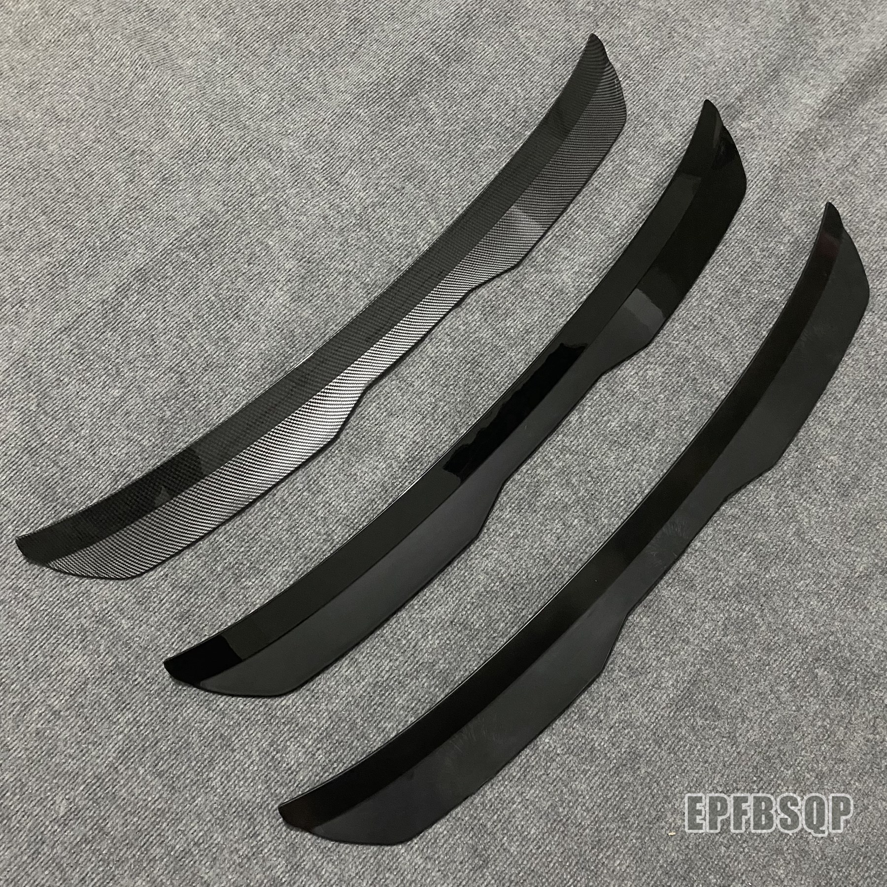 Suitable for 08-20 Hatchback Bmw 1 Series Rear Wing F20 E87 Imported 1 Series Carbon Fiber Pattern Top Wing Without Drilling