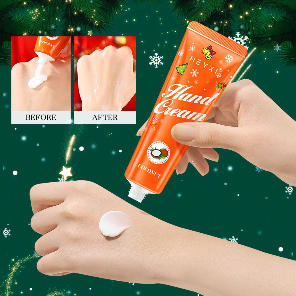 Expansión transfronteriza HEYXI Han-Chao set de crema de manos hidratante de Navidad, crema de manos de comercio exterior