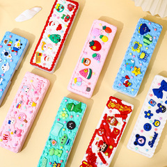 兒童diy手工自製奶油膠文具盒材料包卡通鉛筆盒益智玩具禮物獎品