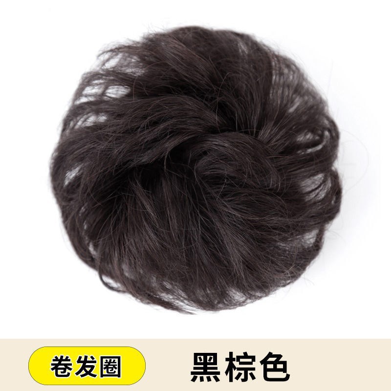 Peluca tocado flor clip de pelo grande updo pelo headwear Pelo Corto hembra espalda Cabeza pelo anillo bolsa de pelo Cola de Caballo clip superior
