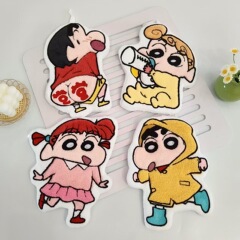 批发小新擦手巾柔软吸水挂式小毛巾厨房卫生间珊瑚绒儿童擦手帕