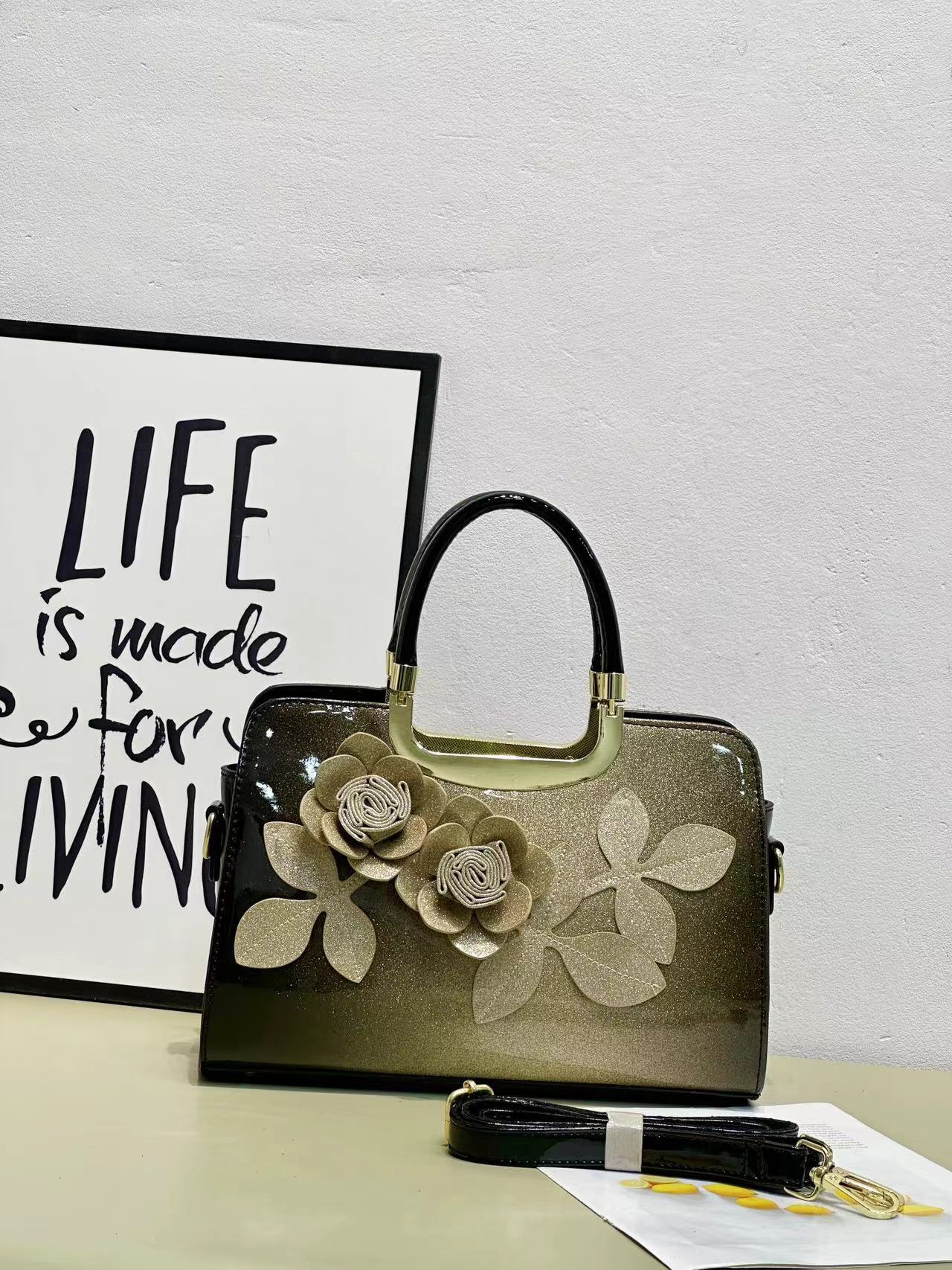 Bolso de rosa tridimensional hecho a mano textura ligero de lujo bolso de madre salvaje 2025 nuevo bolso de mujer de moda atmosférica