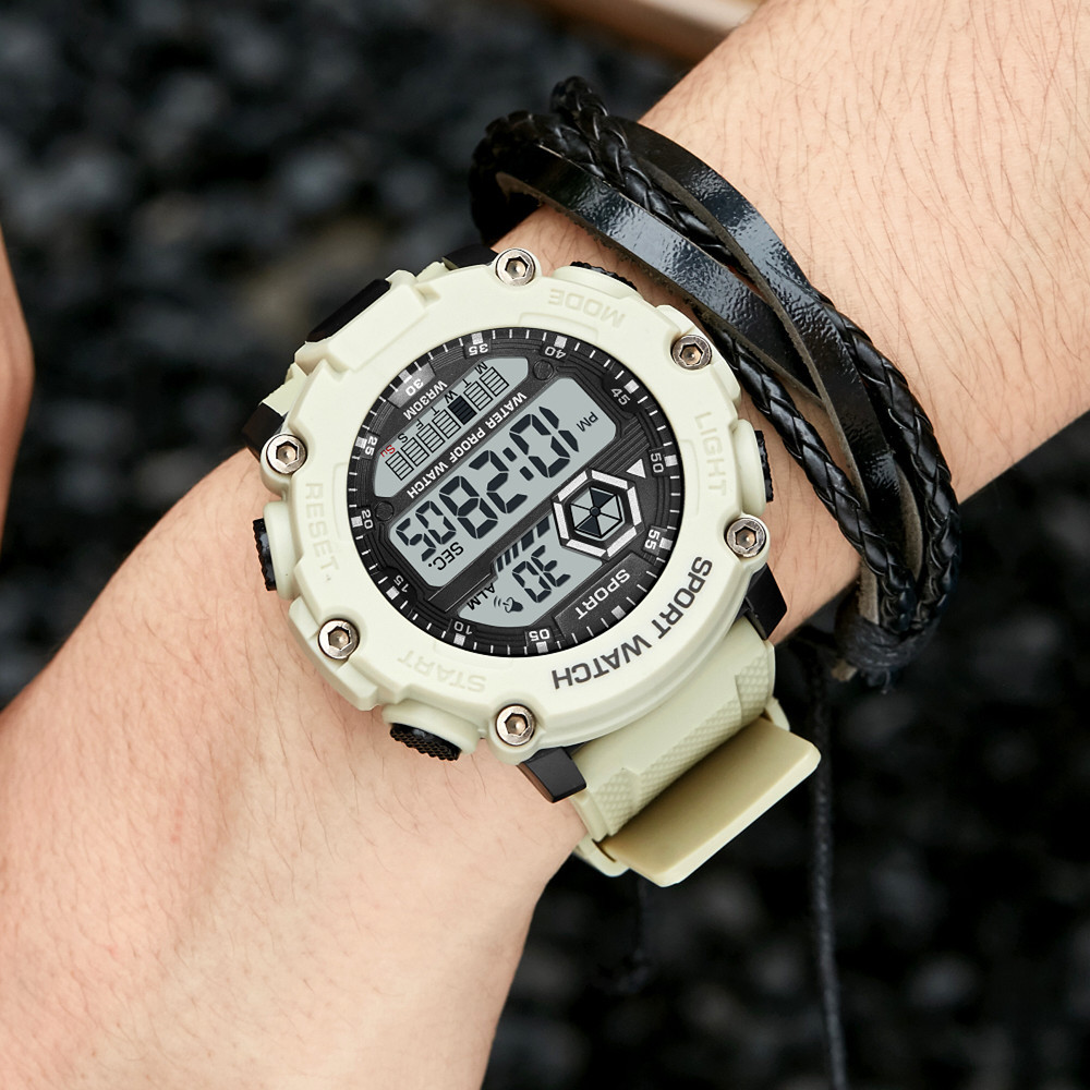 Venta caliente digital multifunción LED reloj electrónico al aire libre masculino y femenino estudiante reloj deportivo de moda reloj electrónico