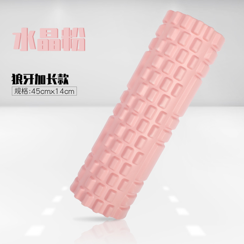 Espuma eje Lobo diente palo músculo relajante pierna adelgazamiento becerro masaje rodillo fitness yoga columna Langya rodillo