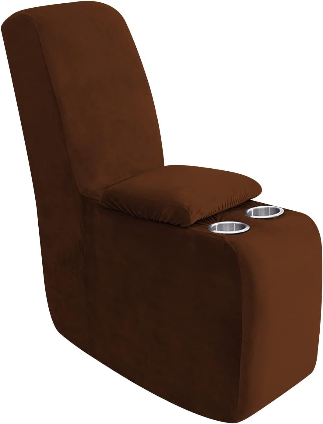 Copridivano elasticizzato in velluto per poltrona a dondolo_voghion.com