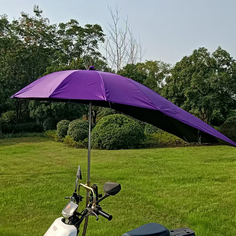 Electric Vehicle Battery Bike Umbrella, Sunshade Umbrella, Sun Protection Canopy, Umbrella Stand, Delivery Bike Umbrella, Scooter Sun Umbrella, Wholesale