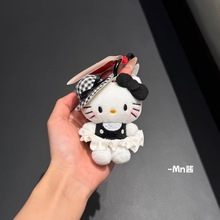 赫本风kt猫包包挂件可爱毛绒公仔女生高级感书包配饰送闺蜜