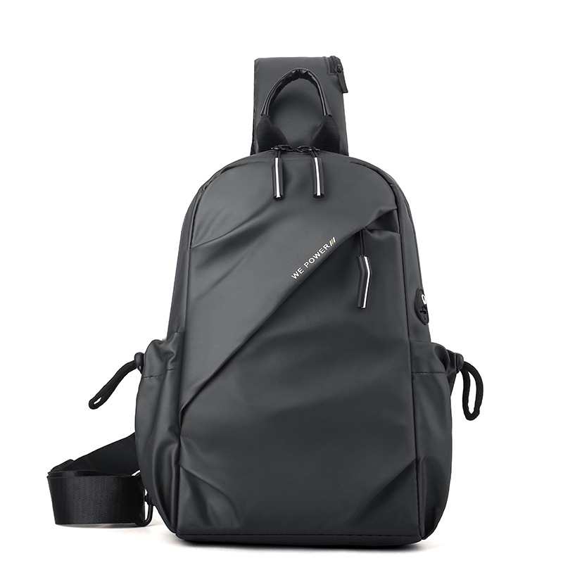 WEPOWER nuevo multifuncional a prueba de agua bolso de pecho bolso de hombro mochila deportiva casual bolso de hombro para hombres