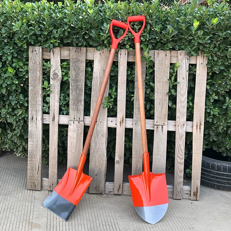 Марганцевая стальная закалочная лопата с захватом Огненная Лопата Аварийно-спасательная большая лопата Спасение от наводнений Деревянная ручка Huai Стальная Лопата Большая Лопата