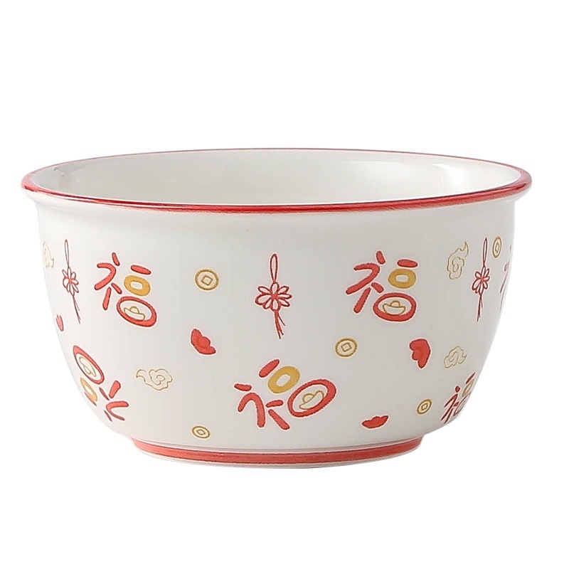 卸売ギフトボウルと食器セット青と白の磁器ボウルセット家庭用ボウルセットセラミックボウルリターンギフト食器食器ギフトボックス|undefined