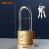 Lock hanging lock imitation copper lock door lock home small lock dormitory positive and negative slot key universal single open multi -key