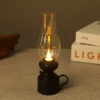 YC105 medium swing wick kerosene lamp [black]