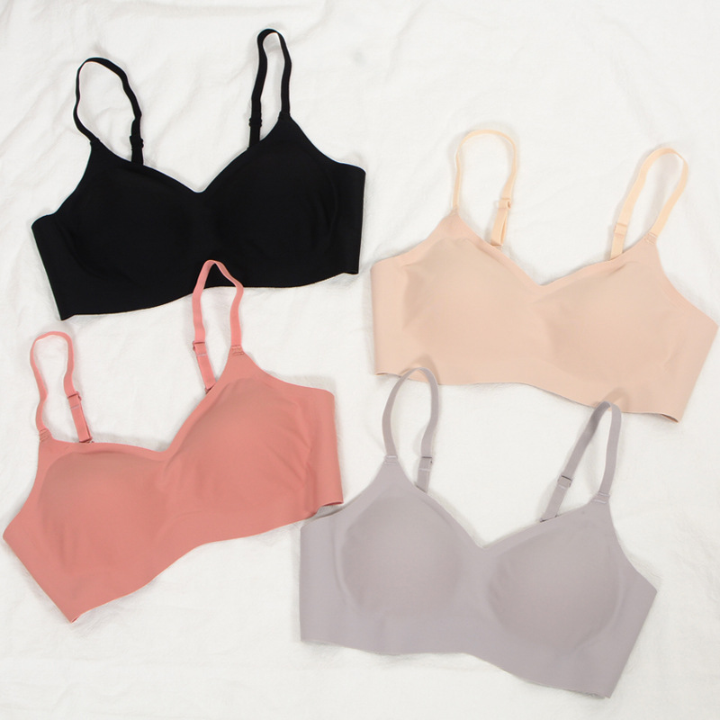 Shangpin Seamless Adjustable Sling Underwear Seamless Rim-free Modal One-piece Sleep Sports Bra 928