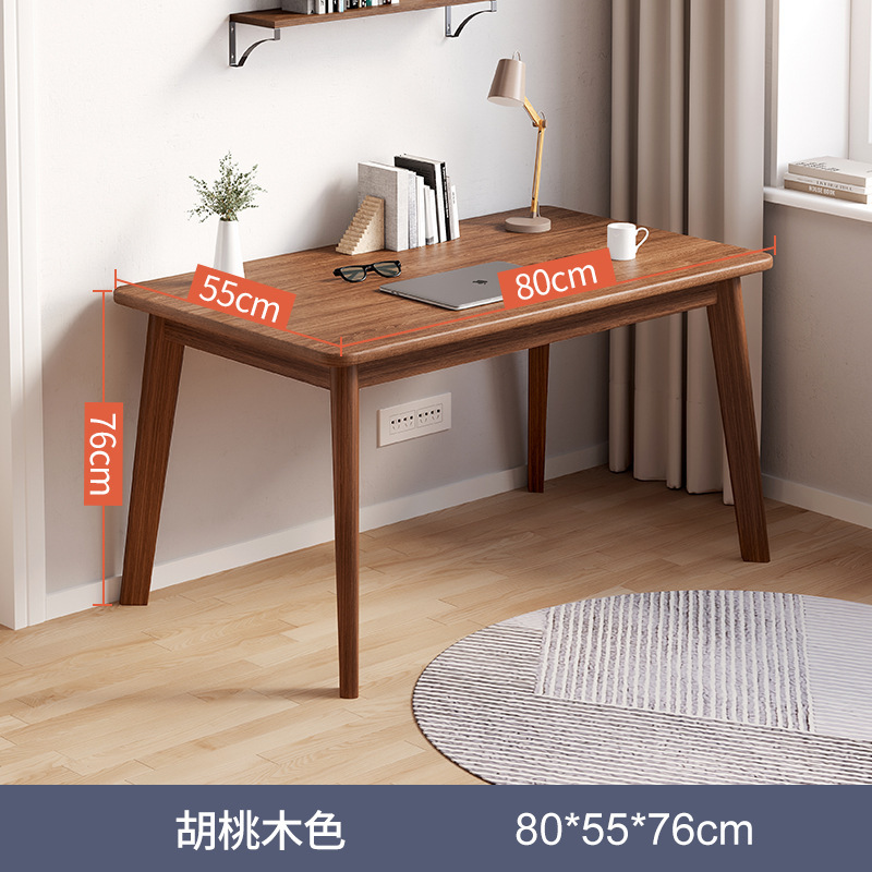Simple libro escritorio de la computadora Escritorio de madera maciza pierna simple escritorio casa dormitorio mujer estudiante estudio Escritorio
