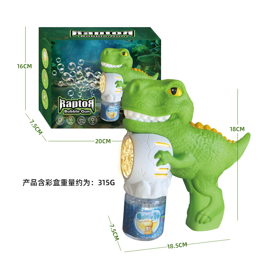 Automático Gatling espacio astronauta máquina de burbujas al aire libre de mano burbuja soplando pistola eléctrica juguetes para niños al por mayor