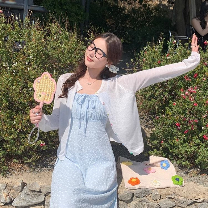 日焼け止めカーディガンジャケット女性のための 2025 新しい日焼け止めブラウス夏薄い日焼け止め空調アウターウェア長袖トップ|undefined
