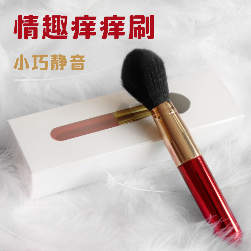 Juguetes sexuales para adultos alternativa SM burlas coquetear cepillo de Fundación vibrador cepillo de pelo femenino vibrador masturbación dispositivo al por mayor