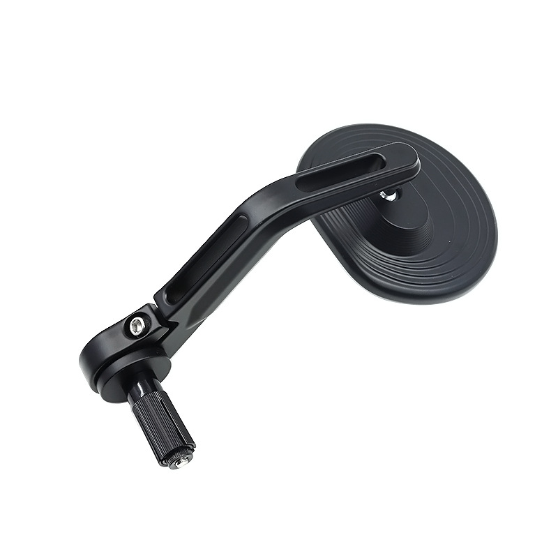 Cross-Border Motorcycle Rearview Mirror Modification Round Mirror Aluminum Handlebar Mirror Reversing Mirror Accessories Reflector Electric Vehicle Rearview Mirror