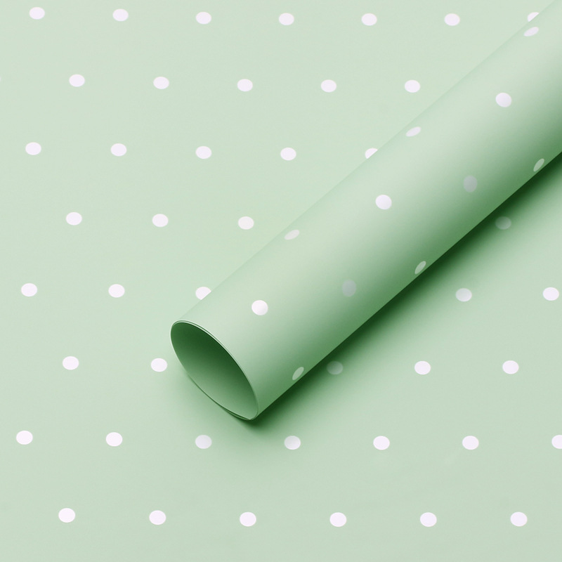 Roland Little Dots Ouya Paper Papel de envolver de flores Diy Regalo Bronceado Ramo de flores Papel de flores Material de floristería