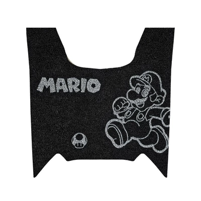 Electric vehicle foot mat cartoon cute foot mat - mario-honda-nwt150