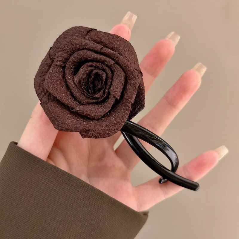 Twist una palabra clip de cabello para mujeres detrás de la cabeza clip de cabello 2024 nuevo estilo de alta calidad medio clip de cabello tiburón adornamiento para el cabello image 7
