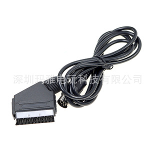 �m��SEGA MD1 1��C-Pin SCART�߰��^�� 1.8M �Α�CNTSC�߰��^��