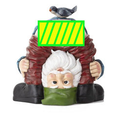 Cross-border Garden Dwarf Gnome Resin Ornament Garden Ornament Craftwork Sculpture Welcome Decoration Ornament