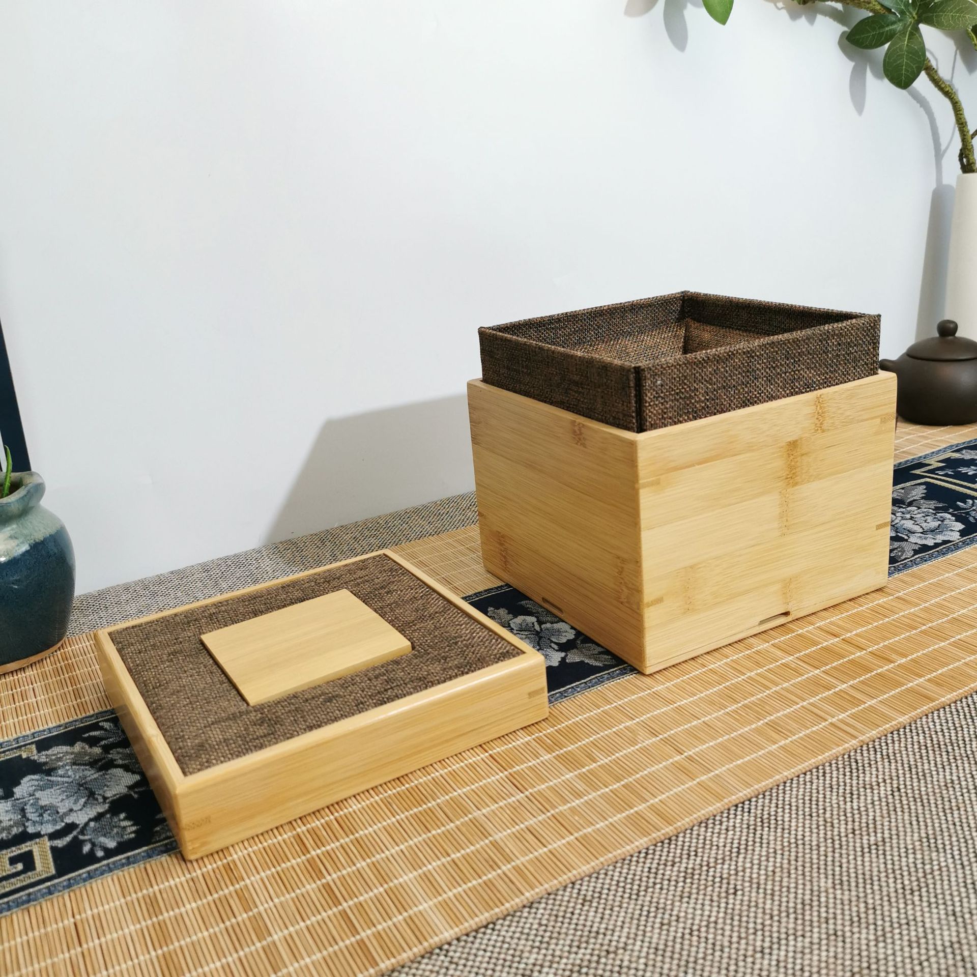 木质酒盒实木包装盒茶叶空盒礼品批发月饼木制包装盒可手工收纳盒