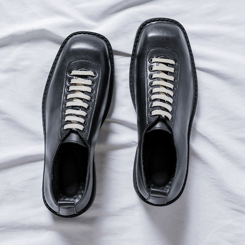 Autumn fashion casual small leather shoes for men Korean style British suits business men's shoes new Hong Kong trend shoes 20189-R