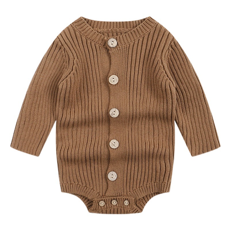 El comercio exterior de los niños ropa de bebé Otoño suéter de punto vaina mono de primavera y otoño triángulo mameluco del bebé del Otoño mameluco