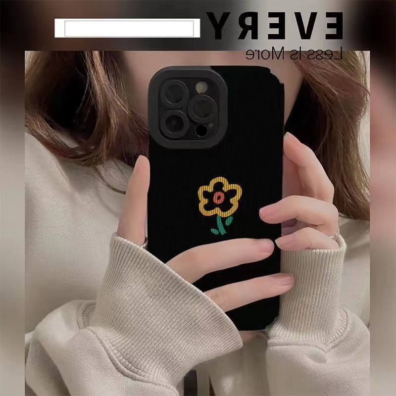 Minimalist Flower Phone Case For Samsung A71 A53 A32 Protective_voghion.com
