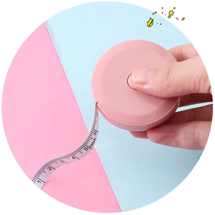 Nordic candy color mini roller expansion ruler plastic measuring…