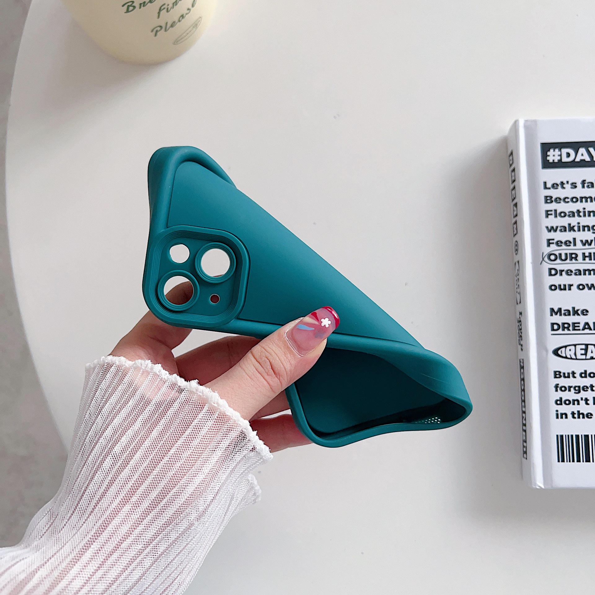 Coque de protection 3c compatible avec le nouveau modèle Diamond Sand, en TPU uni, pour téléphone 14 pouces et 15 pouces._voghion.com