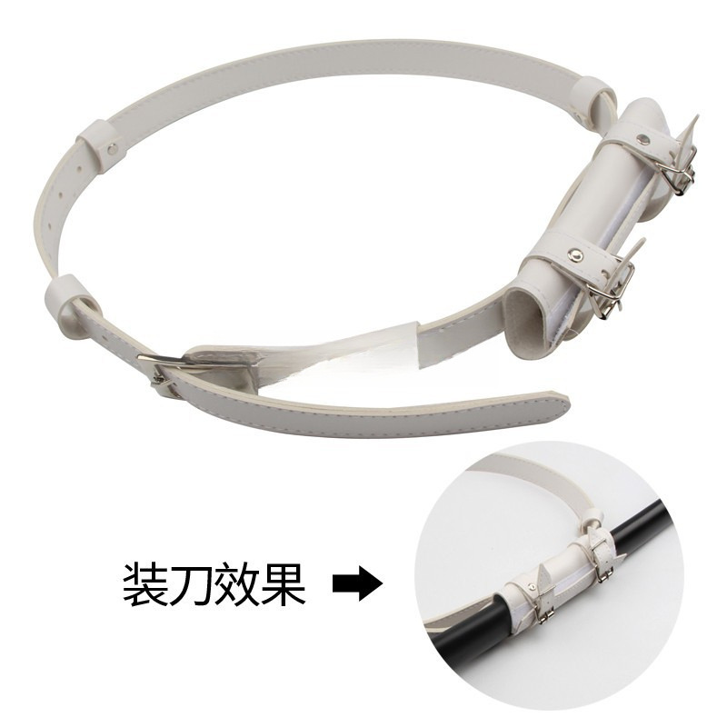 レザーソードキャリーストラップキャリアバッグベルト革ベルトナイフ吊り下げ固定具|undefined
